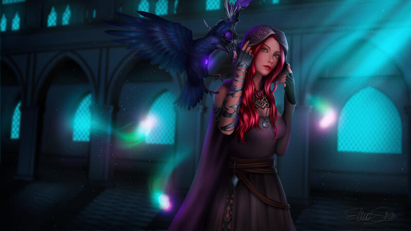 "Moonlit Souls" by ElenaSwanArt