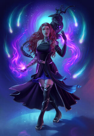 Summoner & Aeon by NozomiM